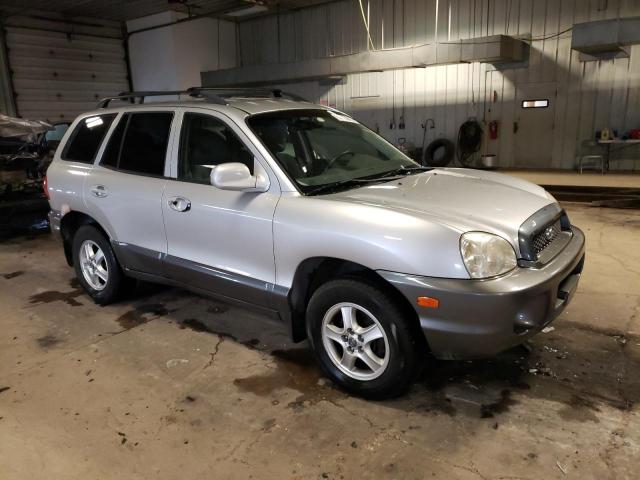 KM8SC13DX3U368893 - 2003 HYUNDAI SANTA FE GLS SILVER photo 4