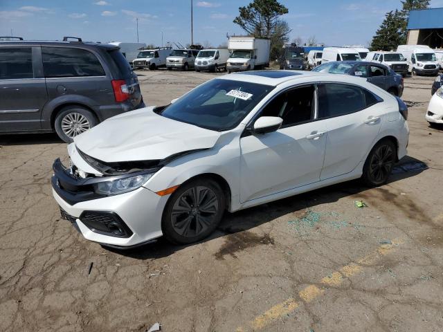 SHHFK7H66JU222078 - 2018 HONDA CIVIC EX WHITE photo 1