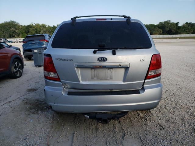 KNDJD733355337229 - 2005 KIA SORENTO EX SILVER photo 6