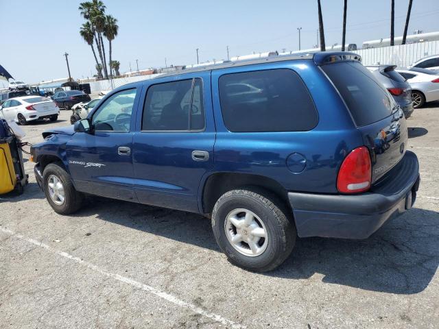 1B4HR28Y9YF277993 - 2000 DODGE DURANGO BLUE photo 2