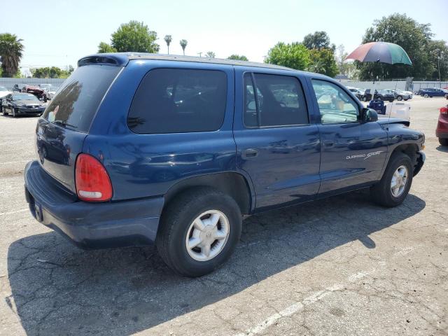 1B4HR28Y9YF277993 - 2000 DODGE DURANGO BLUE photo 3