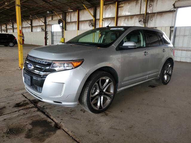 2FMDK3AK4EBA65559 - 2014 FORD EDGE SPORT SILVER photo 1