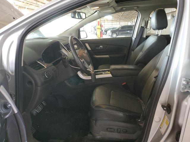 2FMDK3AK4EBA65559 - 2014 FORD EDGE SPORT SILVER photo 7