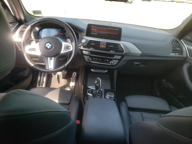 5UXTY5C01M9E51987 - 2021 BMW X3 XDRIVE30I BLACK photo 8
