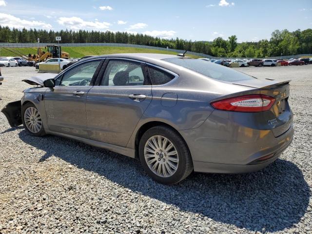 3FA6P0SU6ER238762 - 2014 FORD FUSION TITANIUM PHEV GRAY photo 2