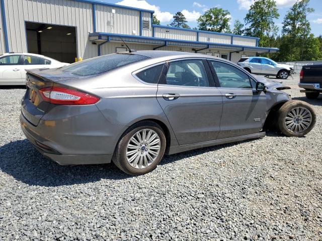 3FA6P0SU6ER238762 - 2014 FORD FUSION TITANIUM PHEV GRAY photo 3