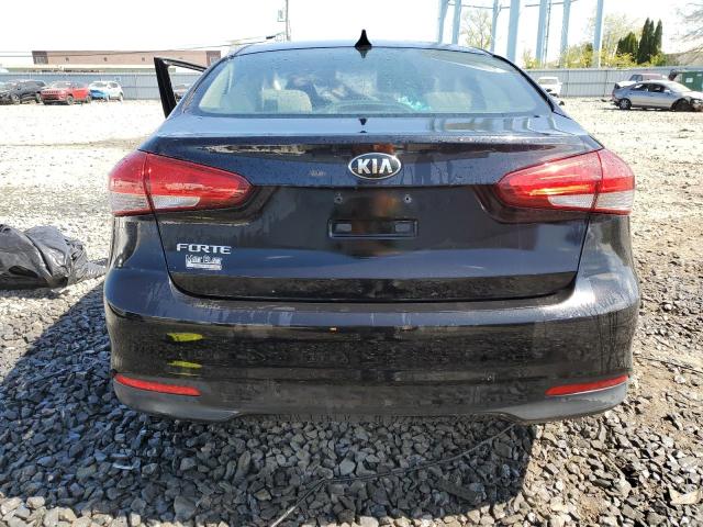 3KPFK4A78JE170008 - 2018 KIA FORTE LX BLACK photo 6