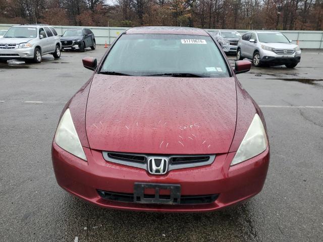 1HGCM66594A042465 - 2004 HONDA ACCORD EX RED photo 5