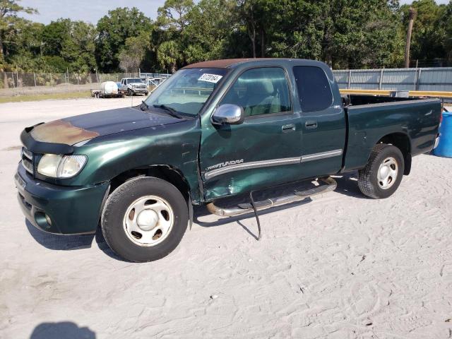 5TBRN34194S438508 - 2004 TOYOTA TUNDRA ACCESS CAB SR5 GREEN photo 1