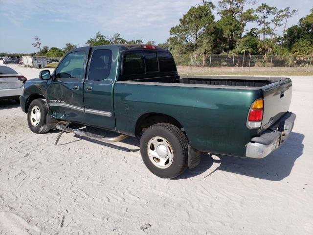 5TBRN34194S438508 - 2004 TOYOTA TUNDRA ACCESS CAB SR5 GREEN photo 2