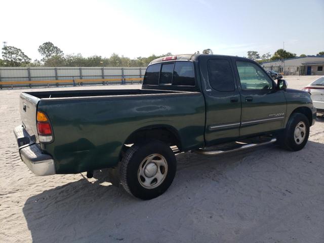 5TBRN34194S438508 - 2004 TOYOTA TUNDRA ACCESS CAB SR5 GREEN photo 3