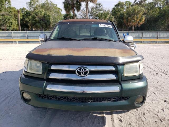 5TBRN34194S438508 - 2004 TOYOTA TUNDRA ACCESS CAB SR5 GREEN photo 5