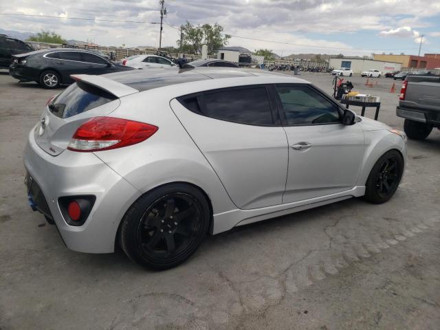 KMHTC6AE9HU314182 - 2017 HYUNDAI VELOSTER TURBO SILVER photo 3