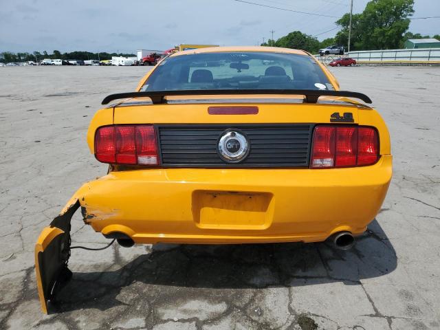 1ZVFT82H975248437 - 2007 FORD MUSTANG GT ORANGE photo 6