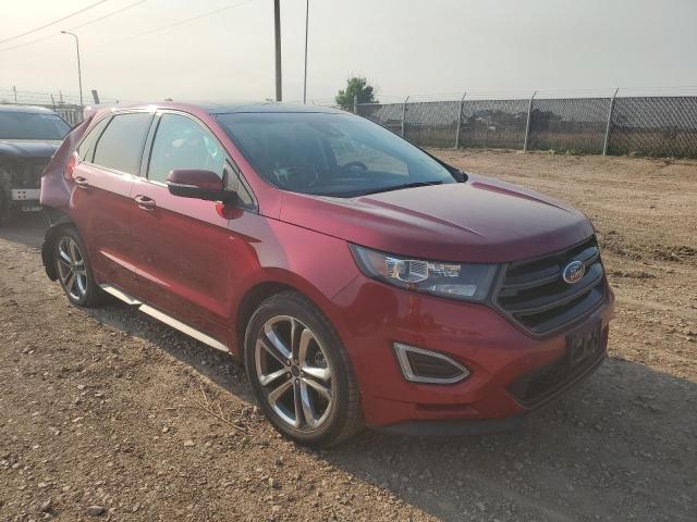 2FMPK4AP3HBB36639 - 2017 FORD EDGE SPORT RED photo 1