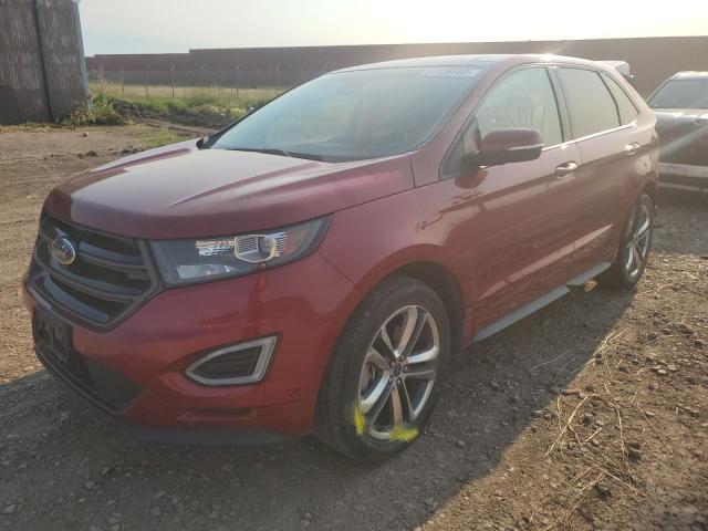 2FMPK4AP3HBB36639 - 2017 FORD EDGE SPORT RED photo 2