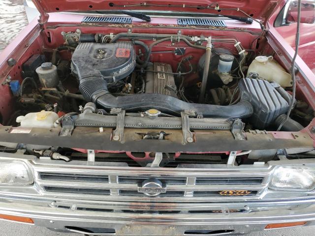 1N6SD16Y7MC320370 - 1991 NISSAN TRUCK KING CAB RED photo 11