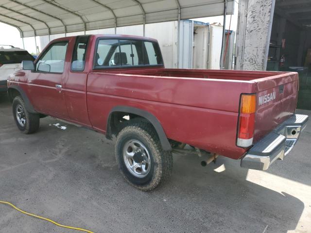 1N6SD16Y7MC320370 - 1991 NISSAN TRUCK KING CAB RED photo 2