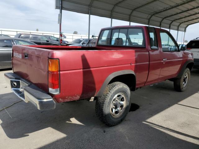 1N6SD16Y7MC320370 - 1991 NISSAN TRUCK KING CAB RED photo 3