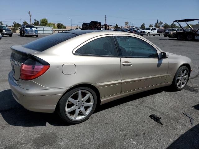 WDBRN40J63A430556 - 2003 MERCEDES-BENZ C 230K SPORT COUPE TAN photo 3