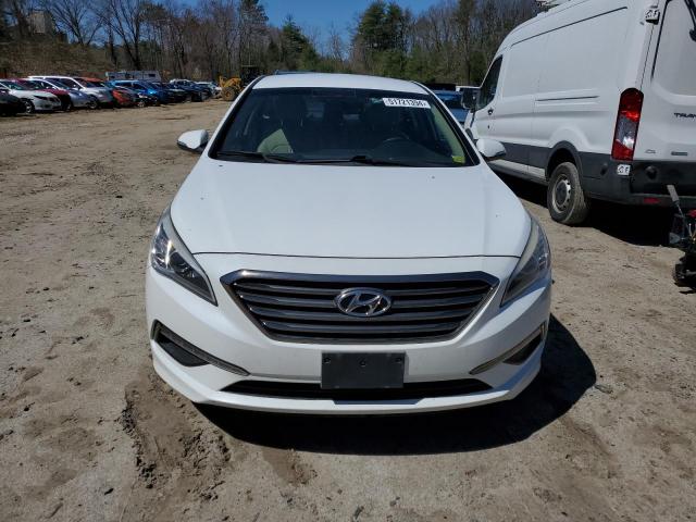 5NPE34AF0FH015049 - 2015 HYUNDAI SONATA SPORT WHITE photo 5