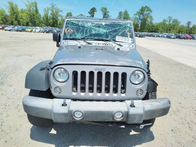 1C4AJWAGXGL339258 - 2016 JEEP WRANGLER SPORT GRAY photo 5