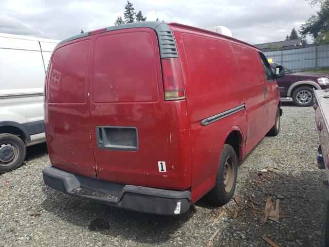 1GCEG15W811140300 - 2001 CHEVROLET EXPRESS G1 RED photo 3