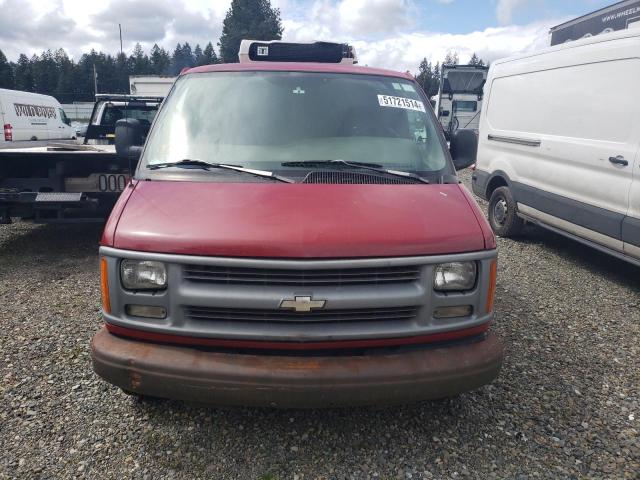 1GCEG15W811140300 - 2001 CHEVROLET EXPRESS G1 RED photo 5