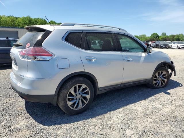 5N1AT2MV7FC790266 - 2015 NISSAN ROGUE S SILVER photo 3