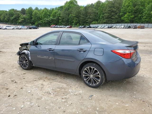 2T1BURHE2EC108778 - 2014 TOYOTA COROLLA L BLUE photo 2