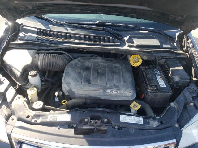 2C4RC1BGXDR793348 - 2013 CHRYSLER TOWN & COU TOURING შავი ფოტო 7