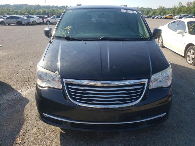 2C4RC1BGXDR793348 - 2013 CHRYSLER TOWN & COU TOURING შავი ფოტო 9