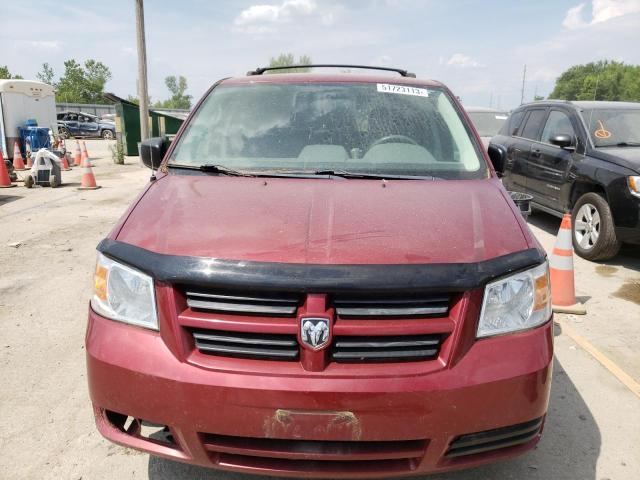 2D4RN3D19AR462757 - 2010 DODGE GRAND CARA HERO RED photo 5