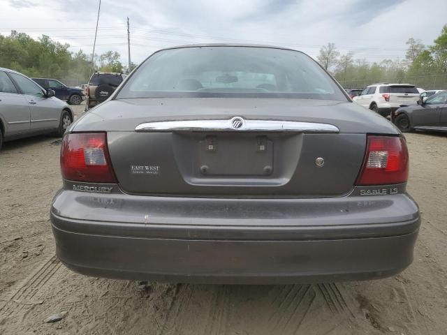 1MEFM55S62G620169 - 2002 MERCURY SABLE LS PREMIUM GRAY photo 6