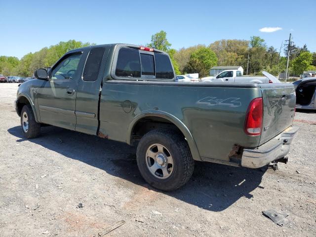 1FTRX18W32NB87550 - 2002 FORD F150 GREEN photo 2