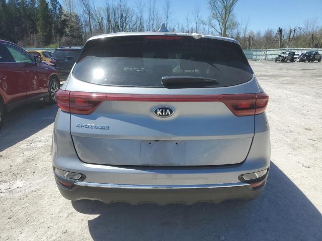 KNDPM3AC7M7891396 - 2021 KIA SPORTAGE LX SILVER photo 6