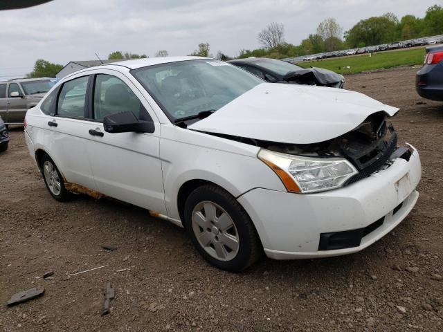 1FAHP34N68W263873 - 2008 FORD FOCUS S/SE WHITE photo 4