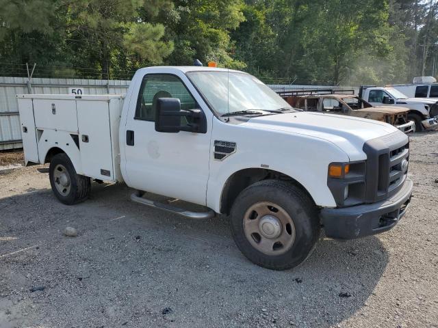 1FDWF30578EC94397 - 2008 FORD F350 SRW SUPER DUTY WHITE photo 4