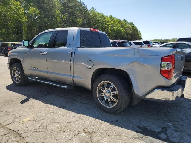 5TFUW5F13FX425158 - 2015 TOYOTA TUNDRA DOUBLE CAB SR/SR5 SILVER photo 2