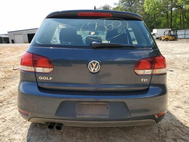 WVWDM7AJXCW324788 - 2012 VOLKSWAGEN GOLF BLUE photo 6