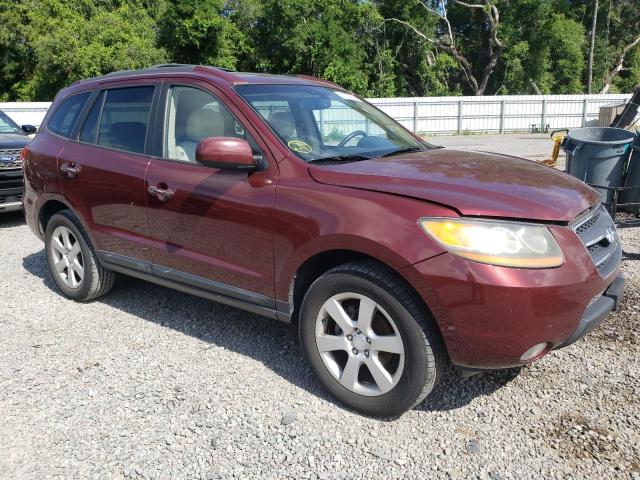 5NMSH13E69H290160 - 2009 HYUNDAI SANTA FE SE BURGUNDY photo 4