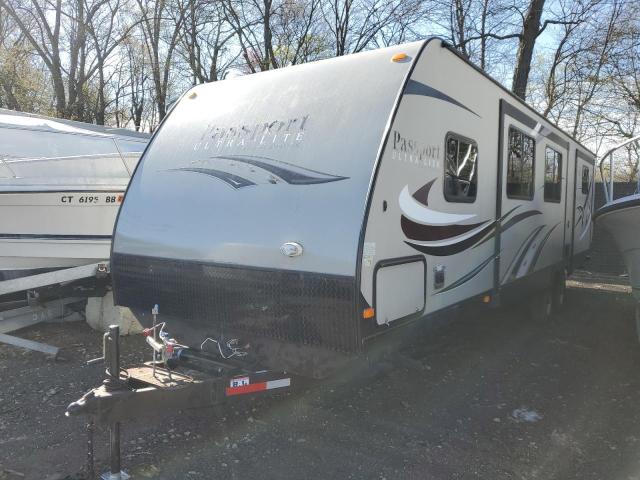 4YDT32921FT413733 - 2015 KEYSTONE PASSPORT BEIGE photo 2