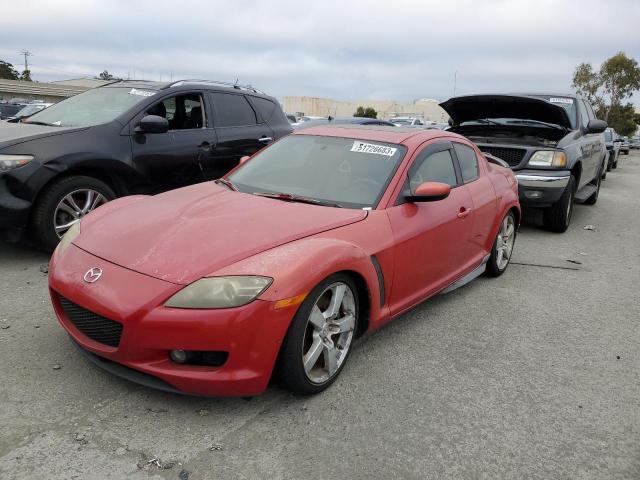 JM1FE17N040119062 - 2004 MAZDA RX-8 RED photo 1