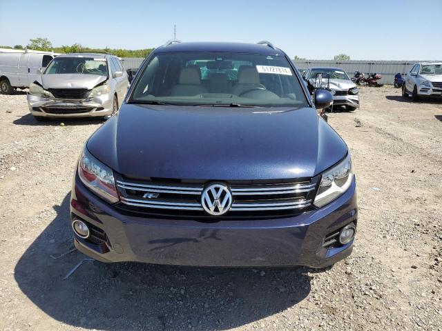 WVGAV7AXXGW614034 - 2016 VOLKSWAGEN TIGUAN S BLUE photo 5