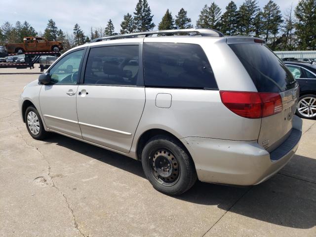 5TDZA23C75S350364 - 2005 TOYOTA SIENNA CE SILVER photo 2