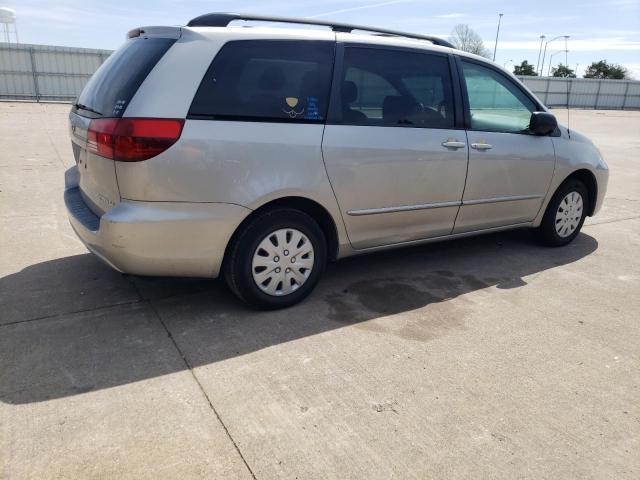 5TDZA23C75S350364 - 2005 TOYOTA SIENNA CE SILVER photo 3