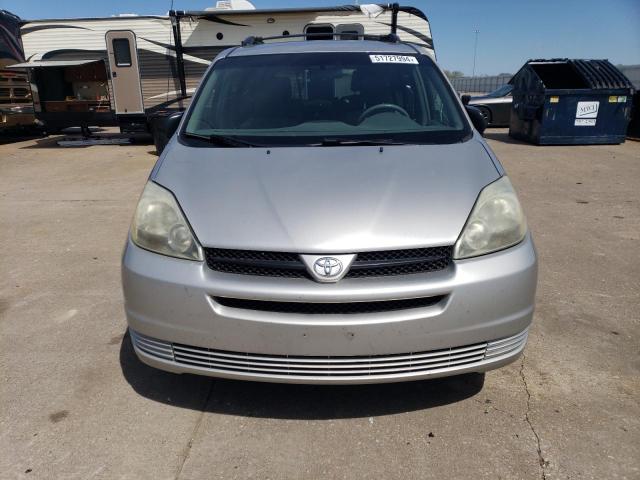 5TDZA23C75S350364 - 2005 TOYOTA SIENNA CE SILVER photo 5