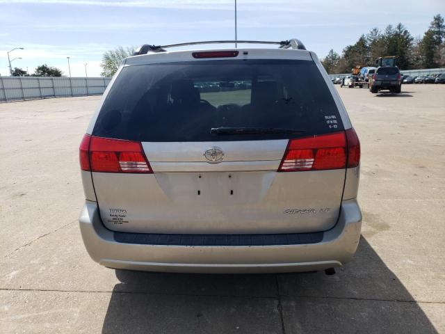 5TDZA23C75S350364 - 2005 TOYOTA SIENNA CE SILVER photo 6