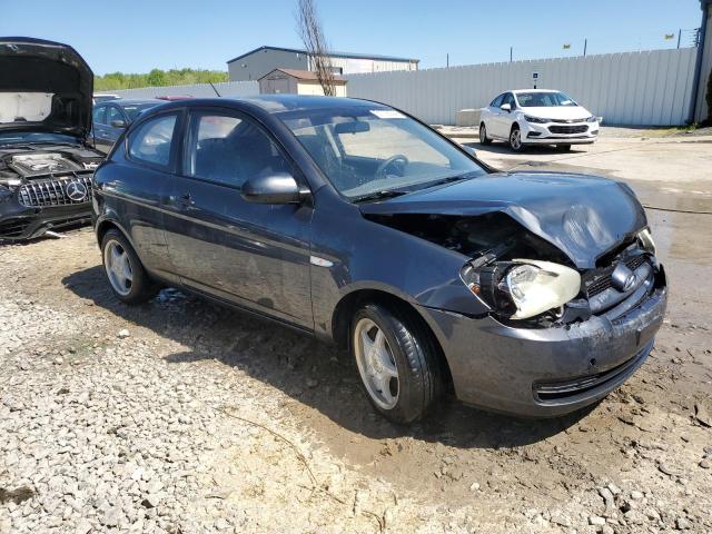 KMHCM36C27U034976 - 2007 HYUNDAI ACCENT GS GRAY photo 4