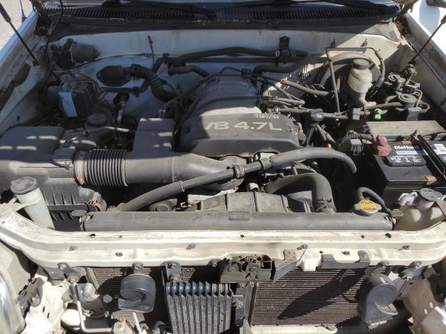 5TBRT34112S269572 - 2002 TOYOTA TUNDRA ACCESS CAB თეთრი ფოტო 11